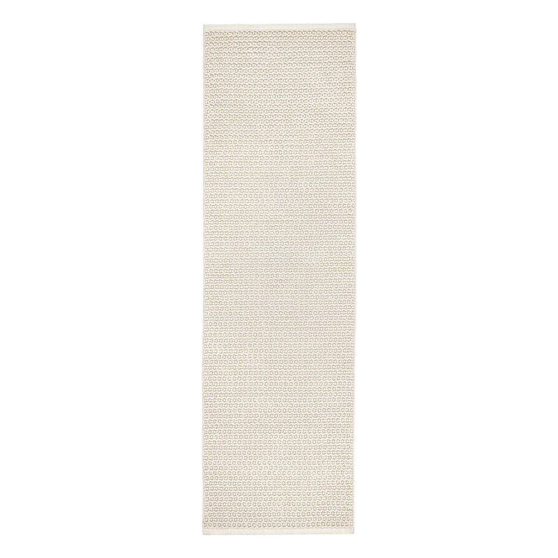 Veranda Ivory Handwoven Performance Rug, Runner 2'6" x 8'
