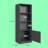 Hertford Coimbra Multipurpose  54" Shelving Unit 3 Shelf 1 Door With Hidden Security Compartment-124794236
