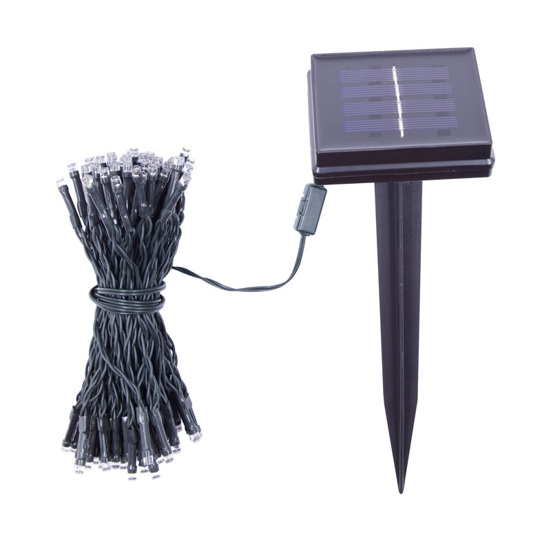 Ahkeel 1090cm Solar Powered 100 - Bulb Mini String Light (End to End Connectable), Multicolour