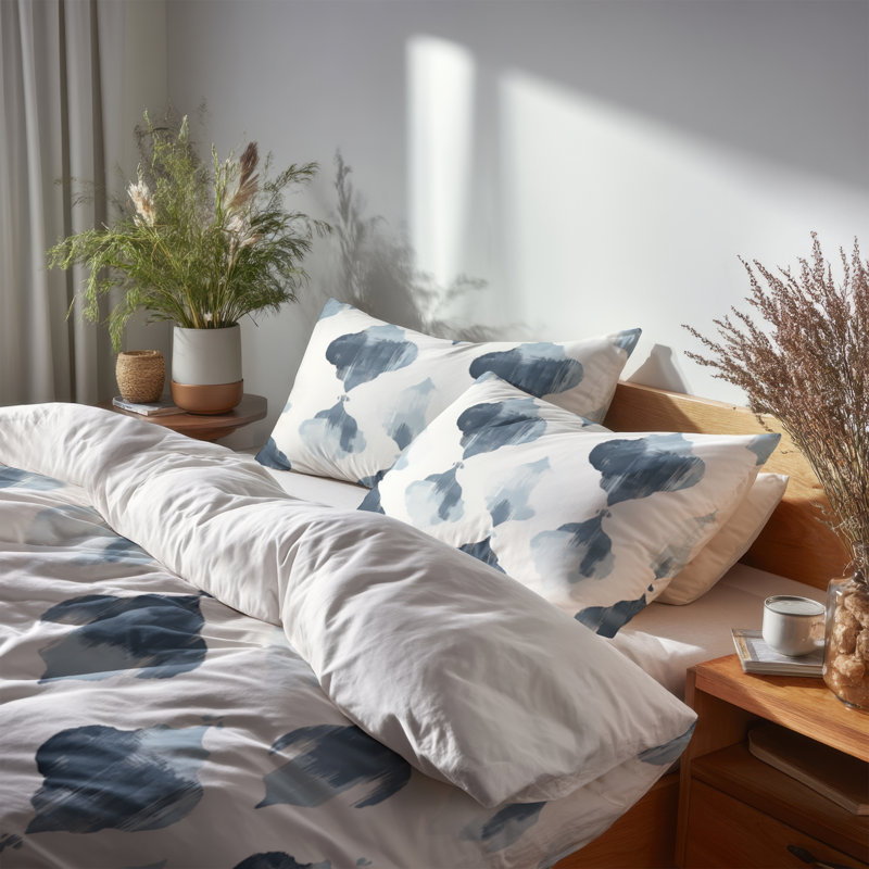 Ensemble de literie 6 pièces Modern Modern, King Comforter + 3 Additional Pieces