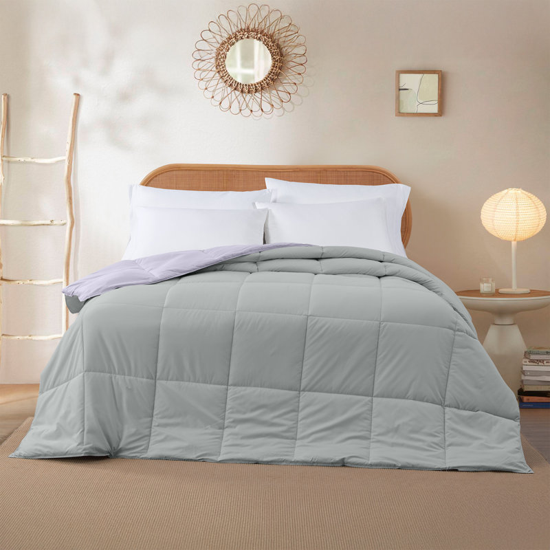 Modern Threads Comforter Duvet Insert, Reversible Quilted Down Alternative Comforter with Corner Tabs, All Season Bedding
