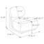 Fauteuil d'appoint Camel