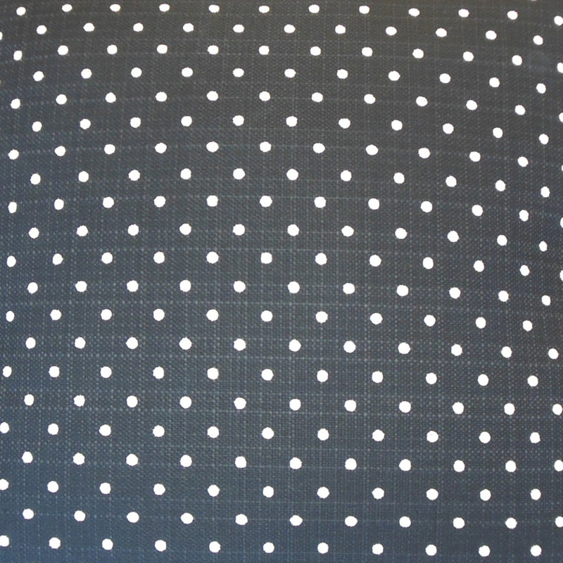 Coussin décoratif à pois Vikas, Hauteur (22 po) x largeur (22 po), Noir