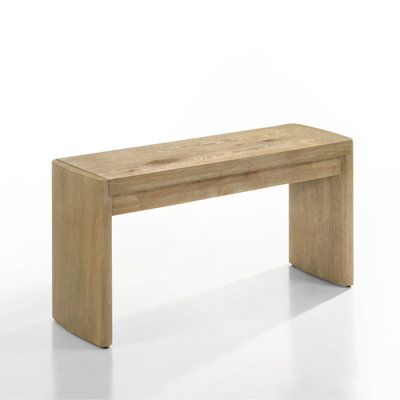Magnus Wooden Oak Finish 50.5" Wide Dining Bench