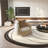 Butter wind negotiate curved sofa
