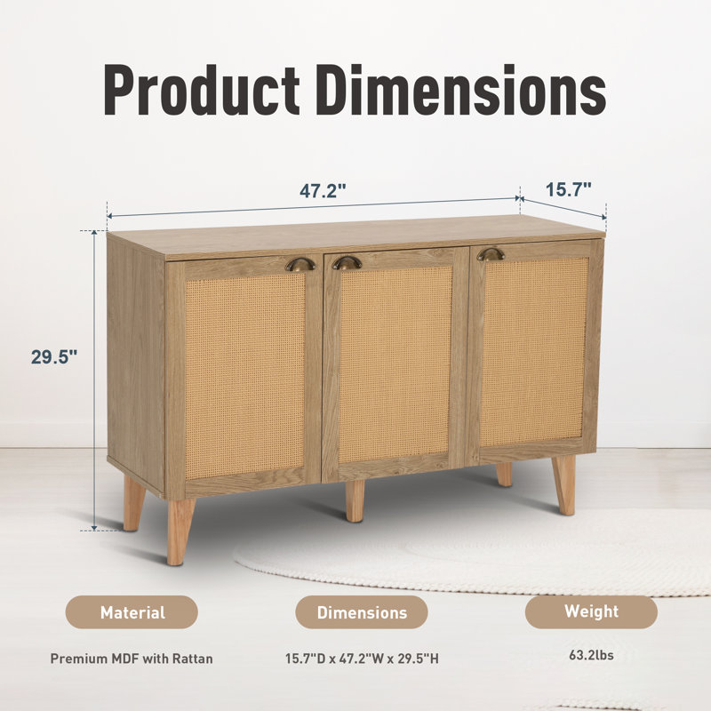 3-door Accent Cabinet
