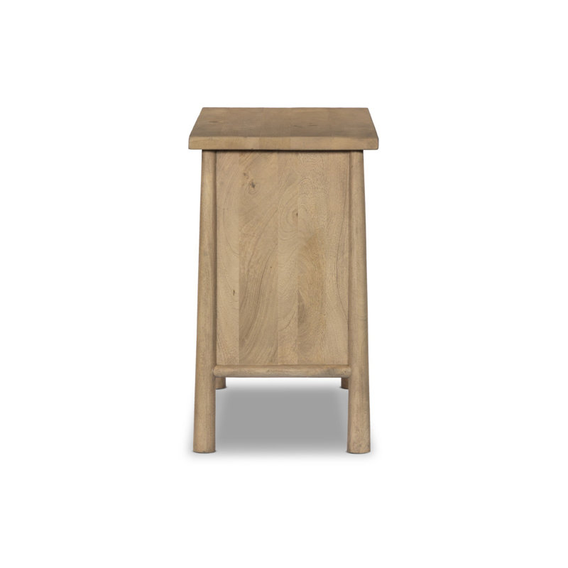 Freddie 3 - Drawer Solid Wood Dresser, Caramel Mango