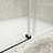 60'' W x 76'' H Sliding Frameless Shower Door  with Tampered Glass-98173222