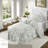 Modern Reversible Bedding Sets, Polyester Twin Quilt, Cottage Home