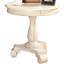 Table d'appoint H 26,5 po - Bois massif gracieux et bout élégant 26 po-97450154