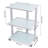 White 3-Tier Tray Treatment Beauty Trolley Cart