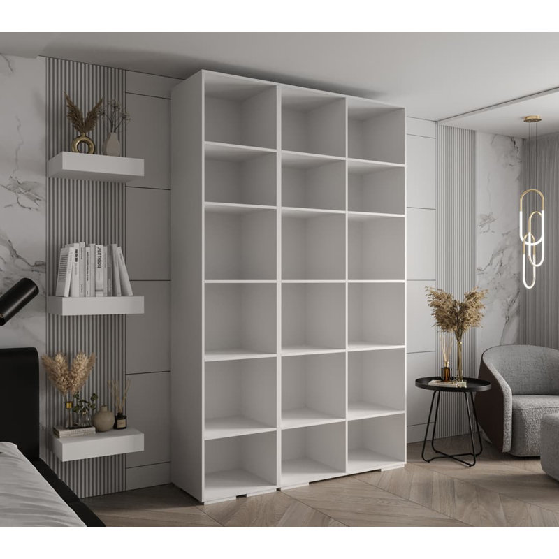 Baten 3 Door Manufactured Wood Wardrobe, Silver