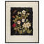 Fleurs sur fond noir, reproduction d'art sur toile par Art Remedy-118171185-118171186