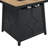 Fire Pit Table, 28-Inch Square 40,000 BTU Auto-Ignition Propane Gas Firepit With Waterproof Cover-1259203667