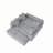 Boneless Modern Oversized Modular Sectional Sofa,Sparkling Chenille Fabric Soft Cushion Sofa with 8 Pillows,8 PCS DIY Combination Tufted Sofa,No Assembly Required,-431774624