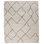 Showa Hand Knotted Wool Abstract Area Rug in Gray/White/Black
