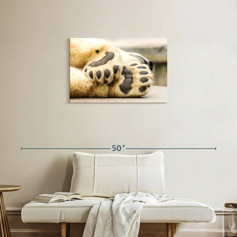 Brampt Polar Bear Paws, 20" H x 30" W