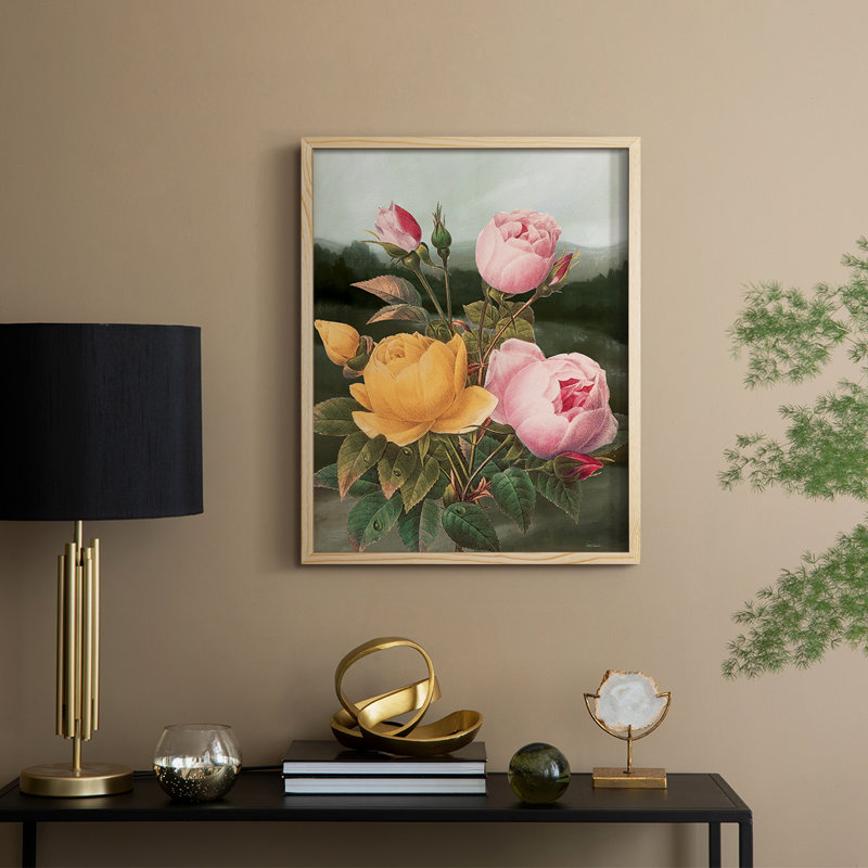 «Botanical Landscape II», reproduction encadrée - bois massif, Naturel, H 30 po x l 24 po