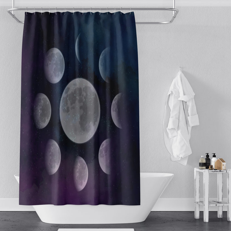 Rideau de douche Phases Of The Moon, H 72 po x l 70 po