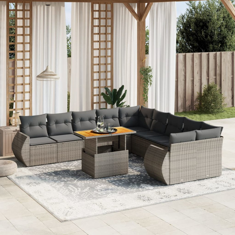 Ensemble de canapé de jardin Vidaxl