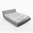 Ambesonne Geometric Fitted Sheet 2-Pack Zig Zag Hexagon White-106747649