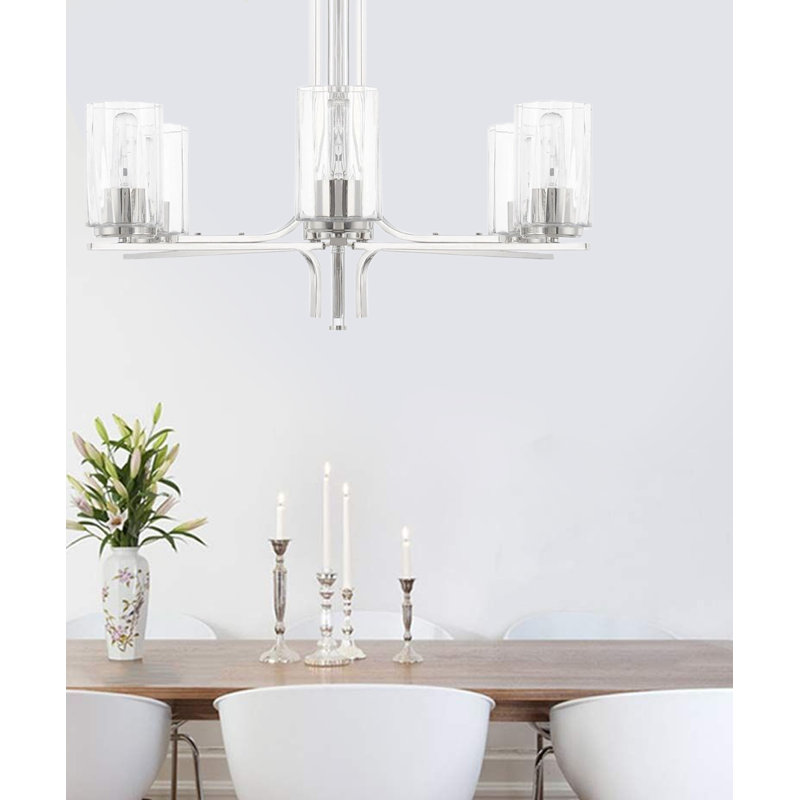 Lustree classique/traditionnel 6 lumières ombrée Dorcia
