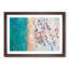Miami Florida Beach in Abstract - Picture Frame Graphic Art Print-55740056-55740057