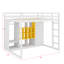 Lit mezzanine avec garde-robe intégré, tablettes, armoire et marches-1107431932-1107431935