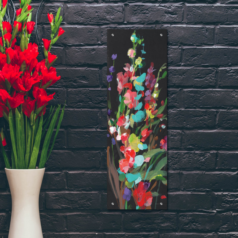 «Brightness Flowering Panel 2» par Danhui Nai, art mural en verre acrylique