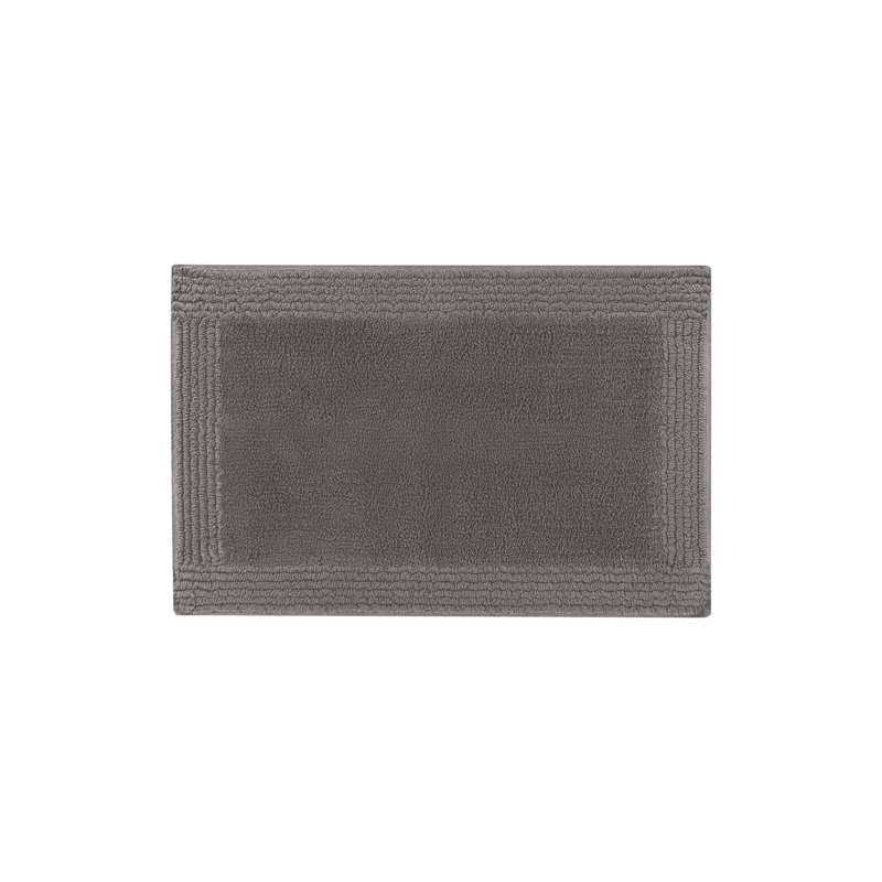 1 PCS 100% Cotton Tufted 3000 GSM Reversible Bath Rug, 16.54" L x 6.4" W, Blue/Cream