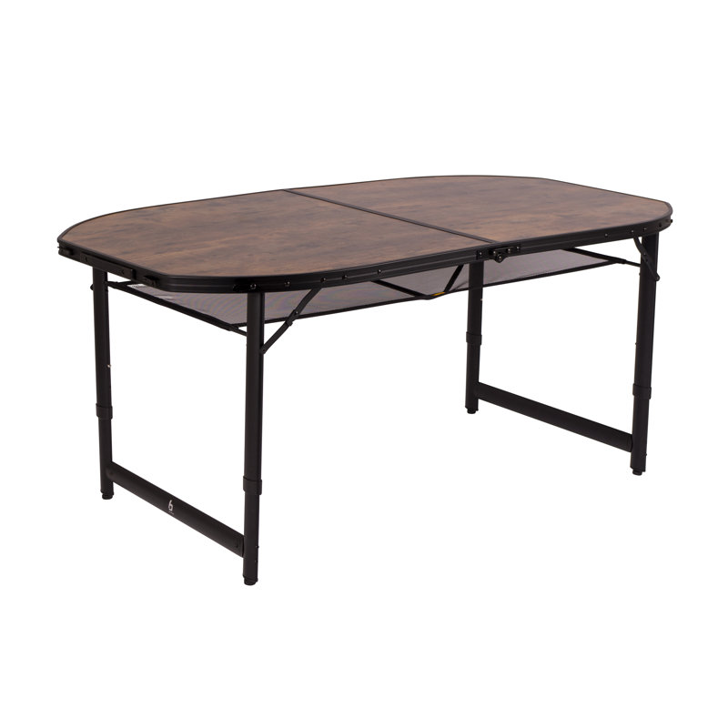 Tuart Oval Outdoor Camping Table, 70cm H x 150cm W x 60cm D