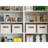 Decorative Storage Bins For Shelves, Storage Baskets With PU Handles, Hand Wash, Canvas, Ivory White, 3-Pack-839544706