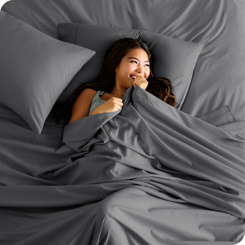 Full Gray Ultra-Soft Microfiber Flat Sheet