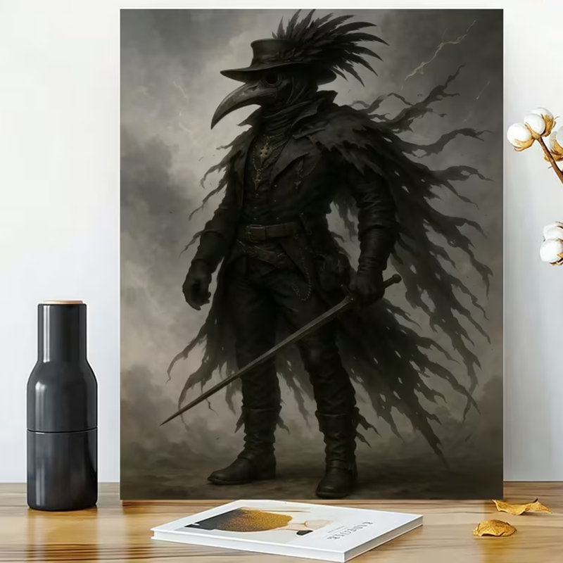 1 Piece Wrapped Canvas Wall Art, 60cm H x 40cm W