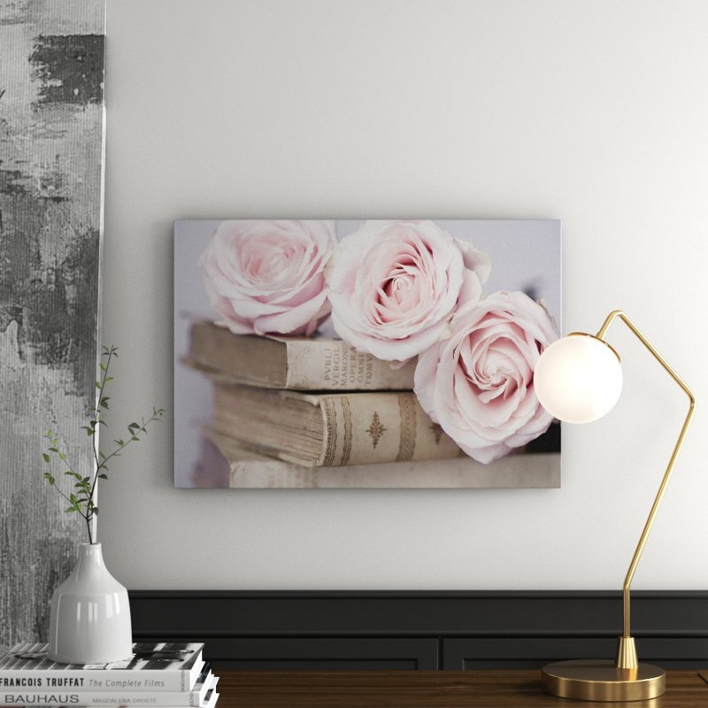Vintage Roses by Symposium Design - Print on Canvas, Wrapped Canvas, 66.04 cm H x 45.72 cm W x 1.91 cm D