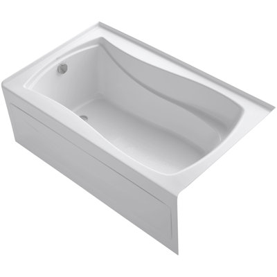 Mariposa Alcove Vibracoustic 60" x 36" Soaking Bathtub