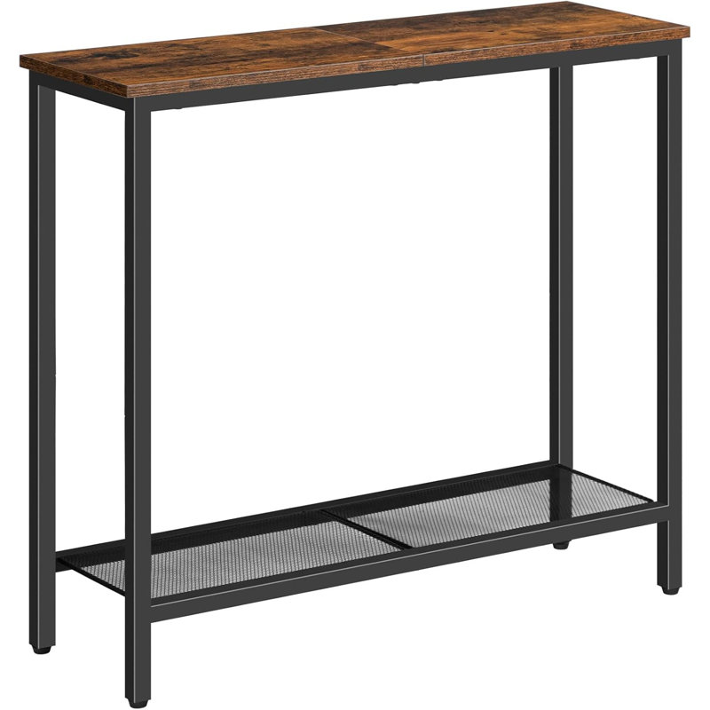 Console 29,5 po, petite table d'entrée avec tablette