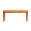 Banc en bois tissé brun Markus-522219845