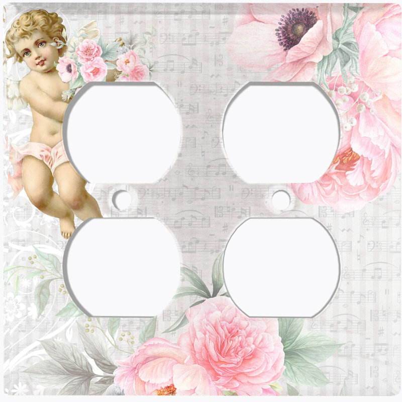 2 - Gang Toggle Light Switch Standard Wall Plate