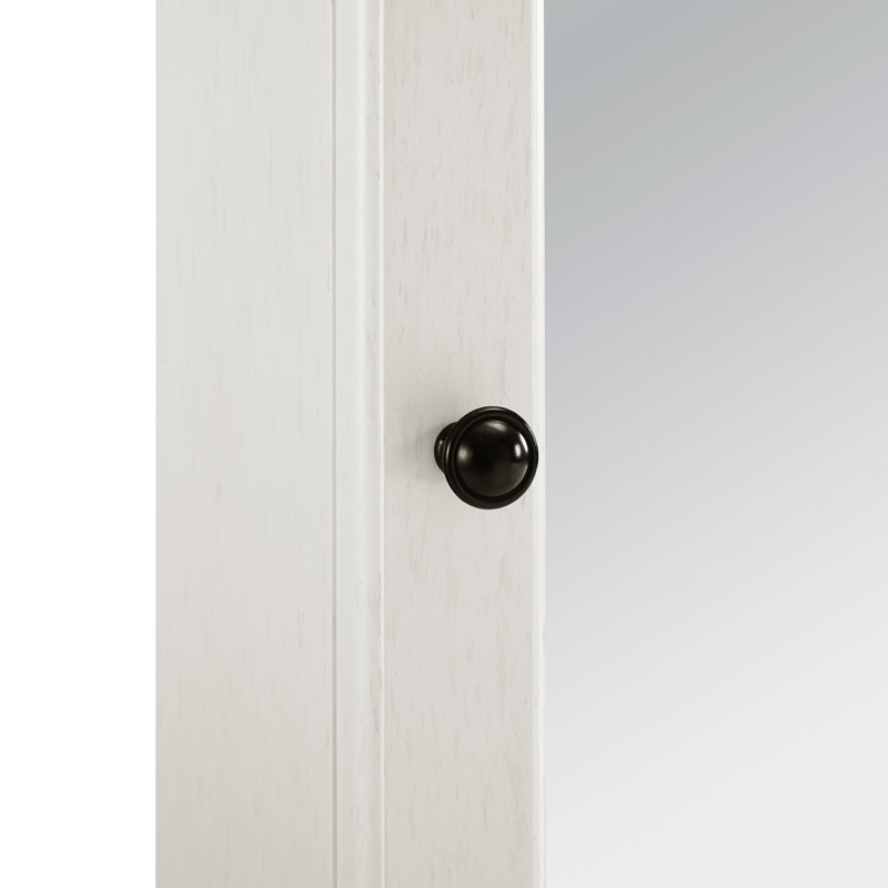 Armoire à pharmacie à 1 porte avec 3 tablettes réglables Arjae