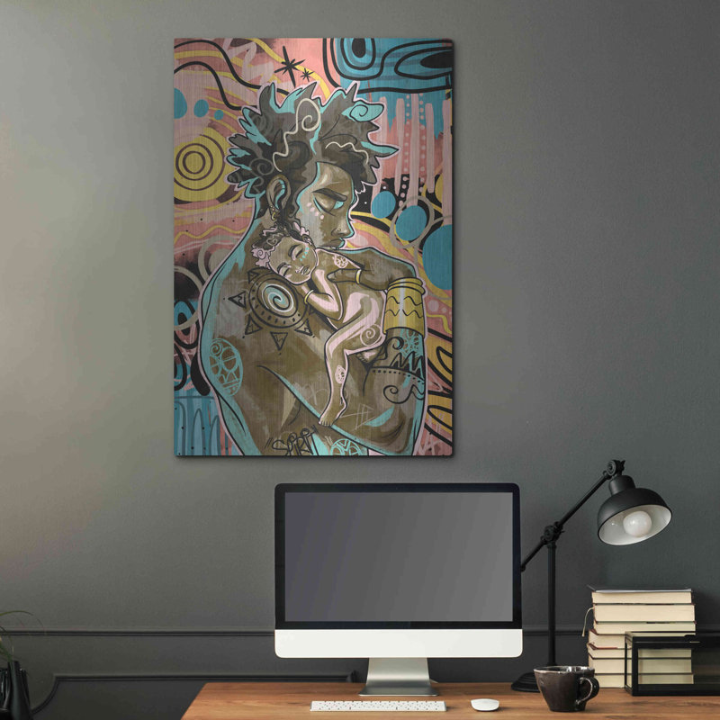 Red Barrel Studio® «The Brightest» par Justin Copeland, art mural en métal, H 36 po x l 24 po