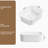 Killian Rectangular Above-Counter Bathroom Vessel Sink (Pop-Up Drain Not Included)