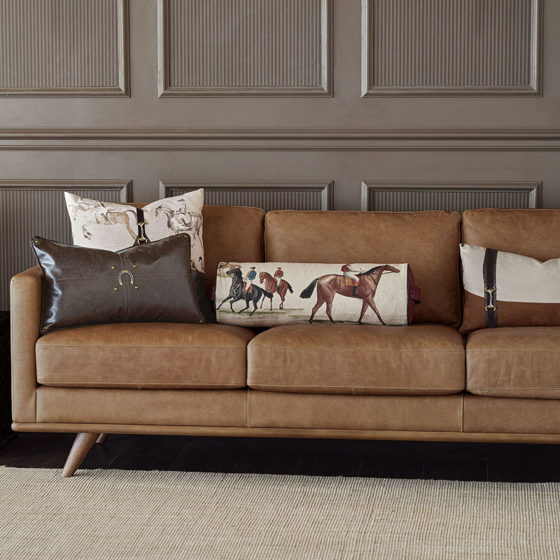 Equestrian Lumbar Pillow Cover & Insert