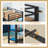 Twin Size Loft Bed With 6 Fabric Storage Drawers, Metal Low Loft Bed With Led Lights & Open Storage Shelves, 15" H Safety & Guardrail Stairs Bed-703401073