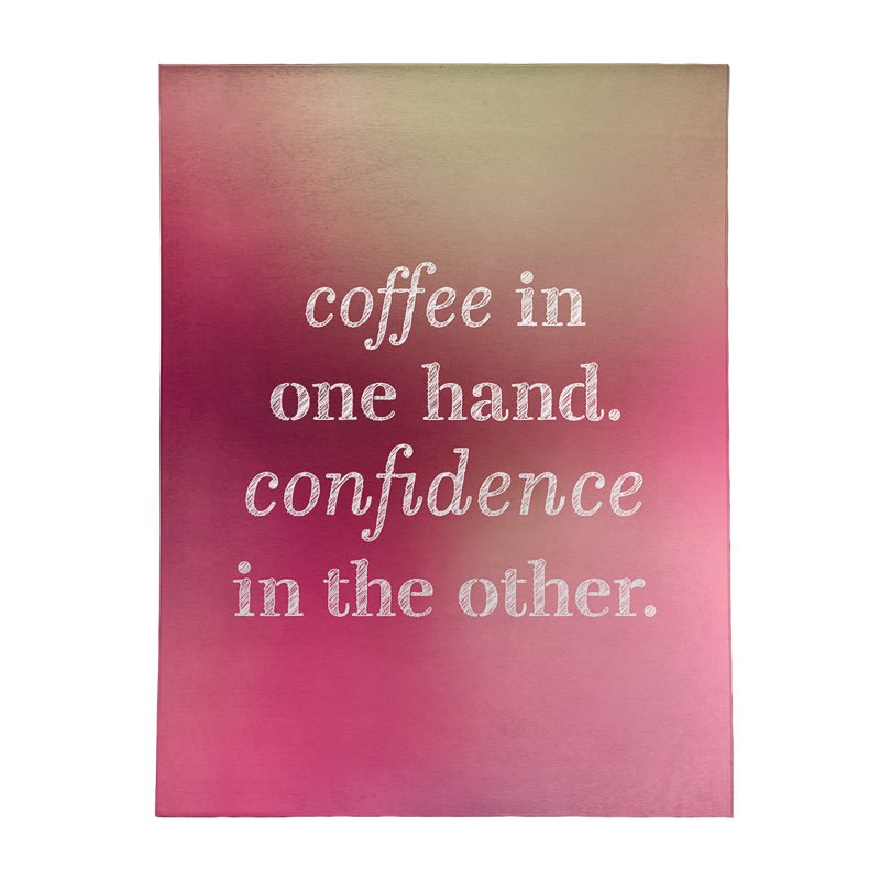 Tapis en polyester multicolore avec café en polyester, Rectangle 8 pi x 10 pi