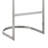 Ambrie 30" Bar Stool In Brushed Stainless Steel With White Faux Leather-1742271666-1742271665