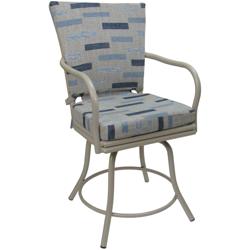 Ramir Premium All-Weather Wicker Outdoor Dining Armchair with Cushion, Beige