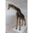 Pair of Giraffes Bronze Statues -  Size: 32"L x 12"W x 55"H. 