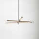 Sarisha 6 Light Chandelier - Soft Black Frame