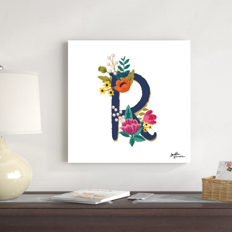 Romantiques Luxe R bleu marine, H 20 po x l 20 po x P 1,25 po